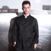 black chef coat 